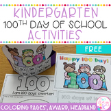 100th Day of School Activities | Coloring Sheets & Headban