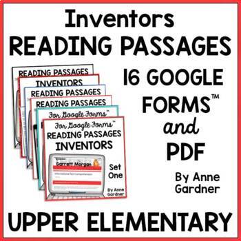 Preview of Inventors!  Reading Comprehension Passages for Women's History Month & More