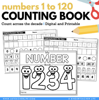 Preview of 100th Day of School Counting to 100 Book