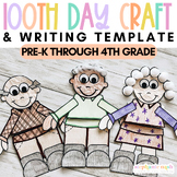 100th Day of School Craft | Grandparents' Day Craft | 100 