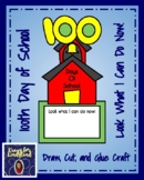 100th Day Activity with Craft and Writing Prompt for Liter