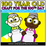 100th Day of School Craft & Writing Activities for 100 Day