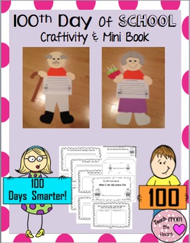 Preview of 100th Day of School Craftivity and Printables