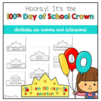 100th Day of School Crown | Celebrate 100 Days of School Headband | NO PREP