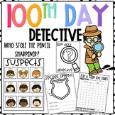 100th Day of School Detective | NO PREP Activities