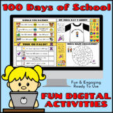 100th Day of School Digital Activities! Google JamBoard Ga