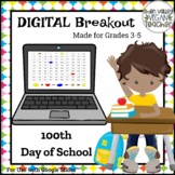100th Day of School Digital Breakout Escape Room (Google S