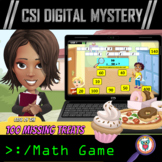 100th Day of School Digital CSI Math Mystery Game - Escape