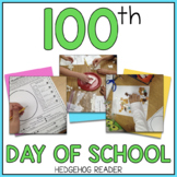 100th Day of School ELA + Math Printables & Activities  - 