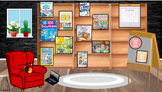 100th Day of School Editable Virtual Library