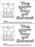 100th Day of School Emergent Reader for Kindergarten