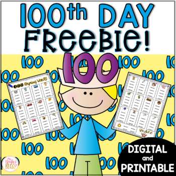 Preview of 100th Day of School FREE