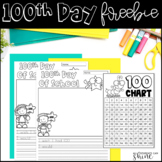 100th Day of School FREE Printable Activities - Writing Wo