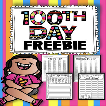 Preview of 100th Day of School FREEBIE
