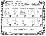 100th Day of School Fitness Challenge - I Can Do 100 Exercises