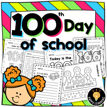 100th Day of School Games and Activities 100th Day School Party | TPT