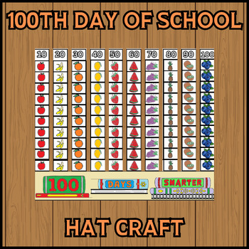 Preview of 100th Day of School Hat Crown Craft | 100th Day of School