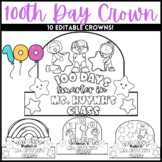 100th Day of School Hat - Editable
