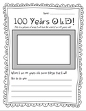 100th Day of School Items and Activities