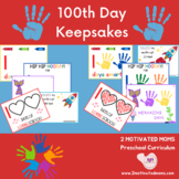 100th Day of School, Keepsakes, Gifts, Kindergarten, Presc