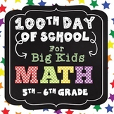 100th Day of School Math Activities