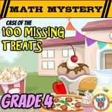 100th Day of School Math Mystery Activity - 4thGrade Math 