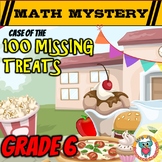 100th Day of School Math Mystery Activity - 6th Grade Math