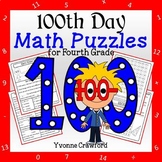 100th Day of School Math Puzzles | 4th Grade | Math Enrichment