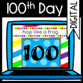 100th Day of School Movement Activity: Distance Learning/ 