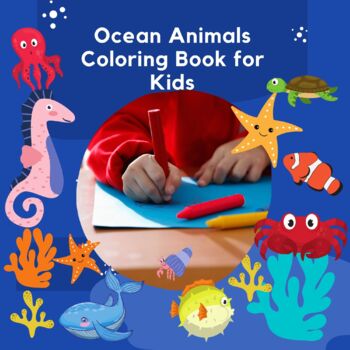 Preview of Free Ocean Animals Coloring Pages, Sea Animals Coloring Pages.