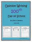 100th Day of School Opinion Writing Distance Learning