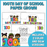 100th Day of School Paper Crown, Low-prep 100th Day of Sch