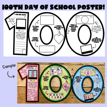 Preview of 100th Day of School Poster
