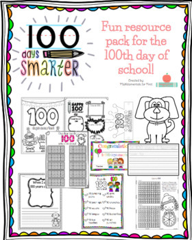 Preview of 100th Day of School Resource Pack