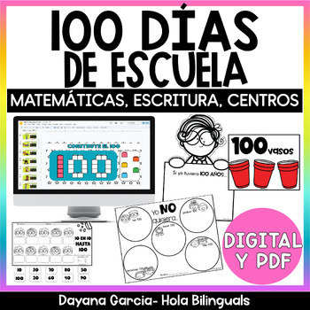 Preview of 100th Day of School - SPANISH 100 días de escuela