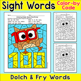 Owl 100th Day of School Coloring Page - Sight Words Litera