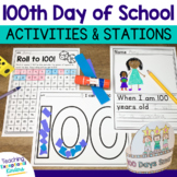 100th Day of School Stations | 100th Day Activities and Pr