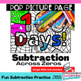 100th Day of School : Subtracting Across Zeros : Pop Pictu