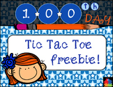 100th Day of School: Tic Tac Toe Math
