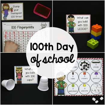Preview of 100th Day of School Activities - EDITABLE