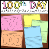100th Day Writing Activities and Centers | Writing Prompts