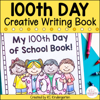Preview of 100th Day of School Creative Writing Book