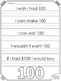 100th Day of School Writing Prompt & Worksheets