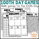 100th Day of School math Games, 100th Day Games, Station A