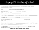 100th day of School Story