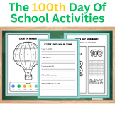 100th day of school activities 1st grade 2nd grade