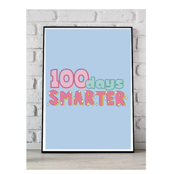 Preview of 100th day of school posters!!