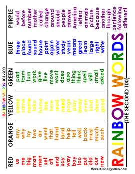 101 200 sight word flash cards rainbow levels by dwayne