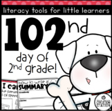 101 AND 102 DAYS OF SCHOOL LITERACY ACTIVITIES FOR FIRST A