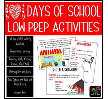 Preview of 101 Days of School Activities | 101st Day of School | Dalmatian Theme